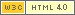 valid HTML 4.0